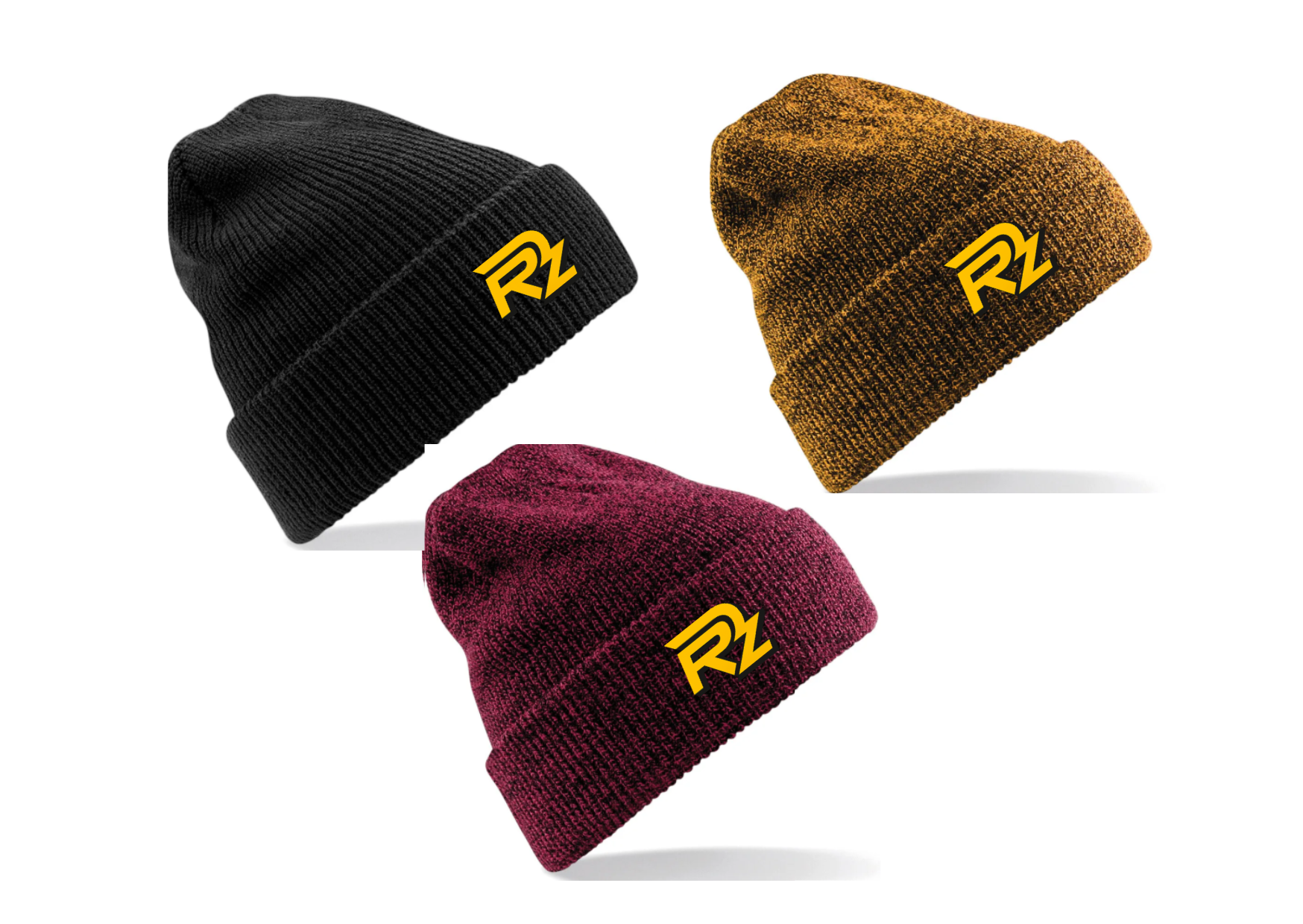 trio bonnets reapzi e-sport jaune rose, noir